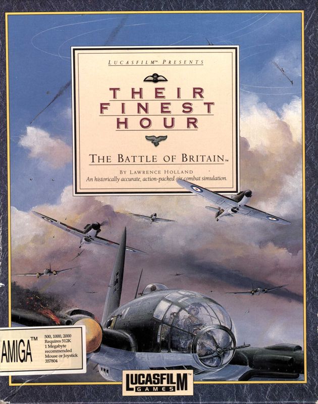 Their Finest Hour: The Battle Of Britain box art for Amiga